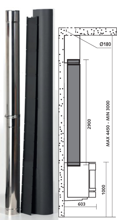 30UP KIT COLONNE CONV ET BUSE  2.90m