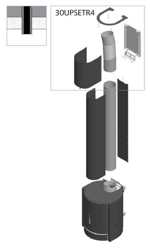 30UP SET4 RAC VERT CONDUIT DEBORD 150MAX