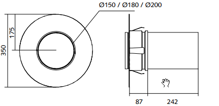 SET RACCORD MURAL V3 D200