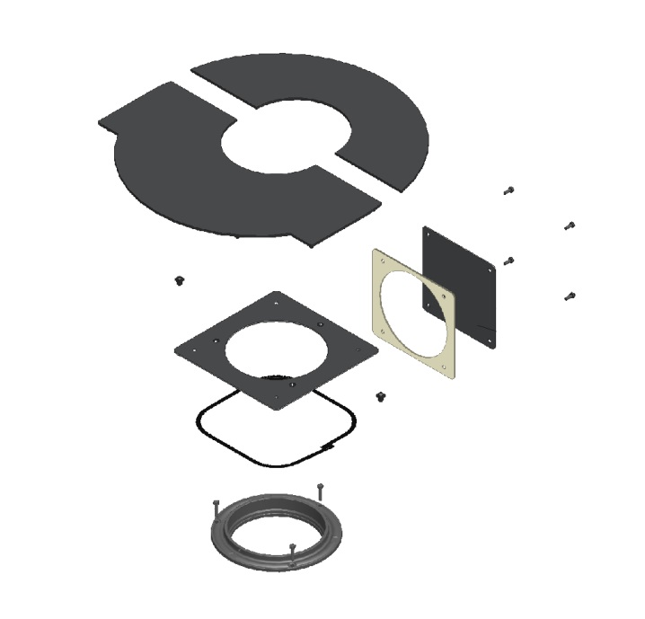 S30 KIT SORT HAUTE FIXE+TABL (180mm/7'')