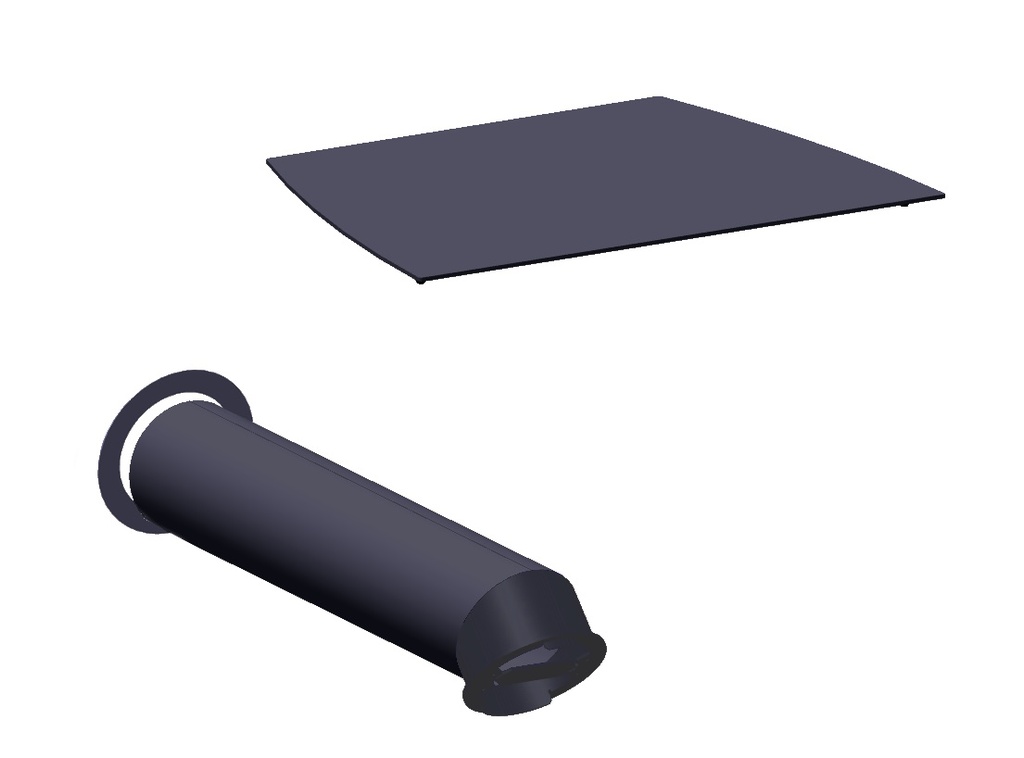 S6-H 5650 SORTIE FUMEE HOR +TABLETTE SUP