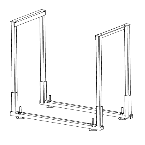S16-78 SUPPORT HAUTEUR AJUSTABLE