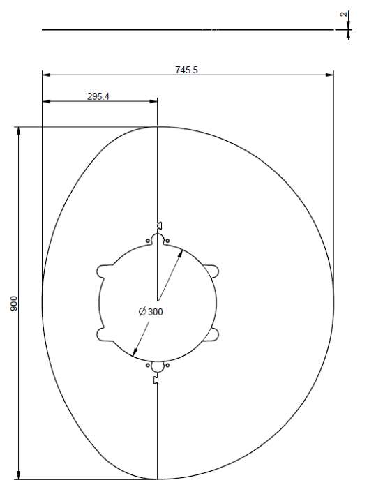 30C- PLAQUE DE SOL OVOIDE STUVGREY