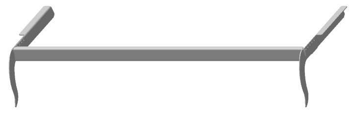 21105SF SET SUPPORT CHICANES INFERIEURES