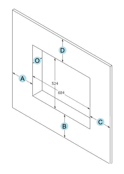 2175 CADRE APPLIQUE SF4 CUSTOM PEINT