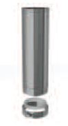 Conduit 130/200 avec collier de serrage L=500