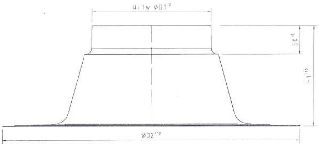 Solin alu universel pour toit plat/cheminée existante