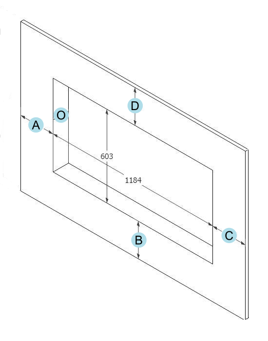21125 CADRE APPLIQUE SF4 CUSTOM PEINT