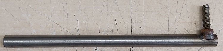 Tige en Inox 165 mm + ecrou soudé