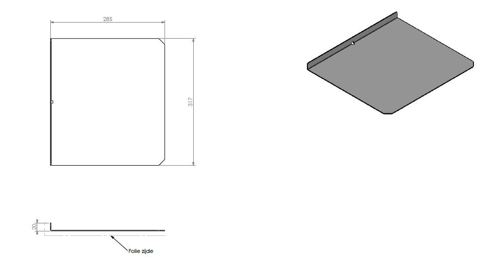 fermeture de déflecteur (fonction BBQ)