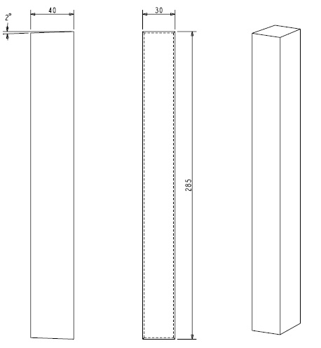 Brique refractaire av/ar  P52/BF52