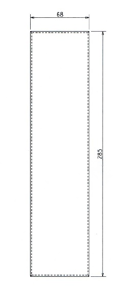 Brique réfractaire D P65/BF65-