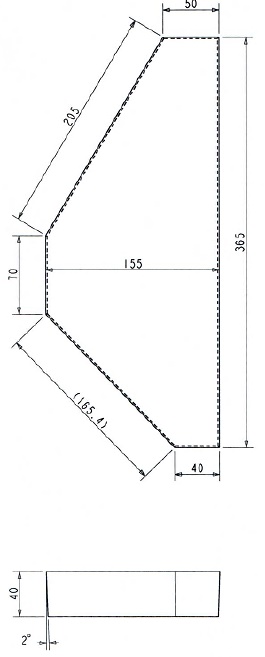 Brique réfractaire G P65/BF 65