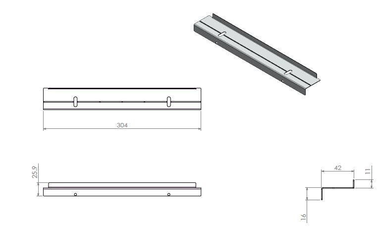 Support de corde (sup) Compact 45
