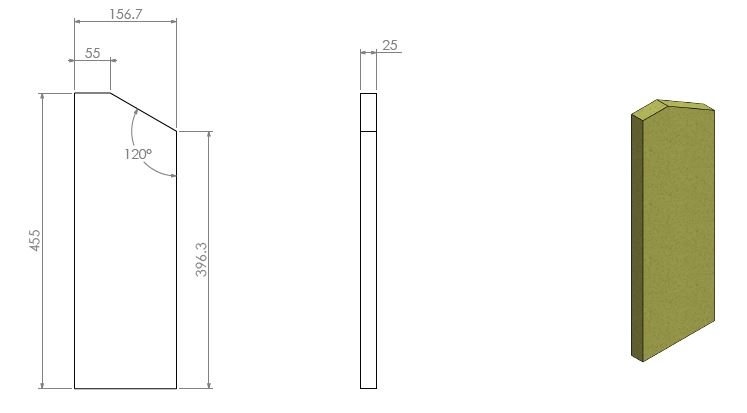 Plaque d'isolation coté Compact