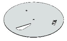 Tirette de commande air primaire ( cde manuelle)