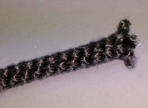 Joint en fibre. noir D=14,typ25TRG - porte PAR METRE