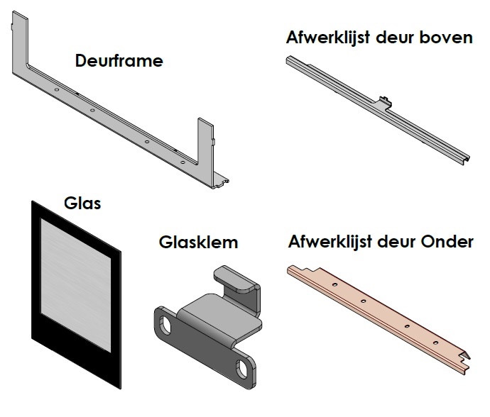 Porte complete SmB 45-60/Box noire
