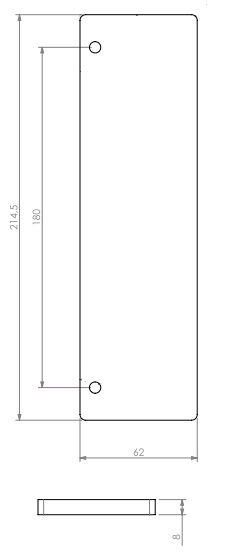 Plaque acier noire sole foyère