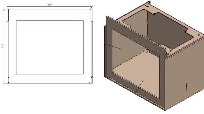 Socle Box gaz 55