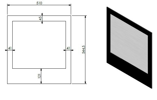 Vitre Sm B 55-60/Box