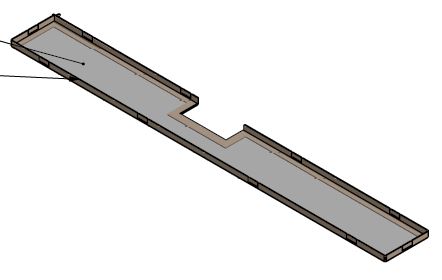 Cadre assemblé pour grille noire