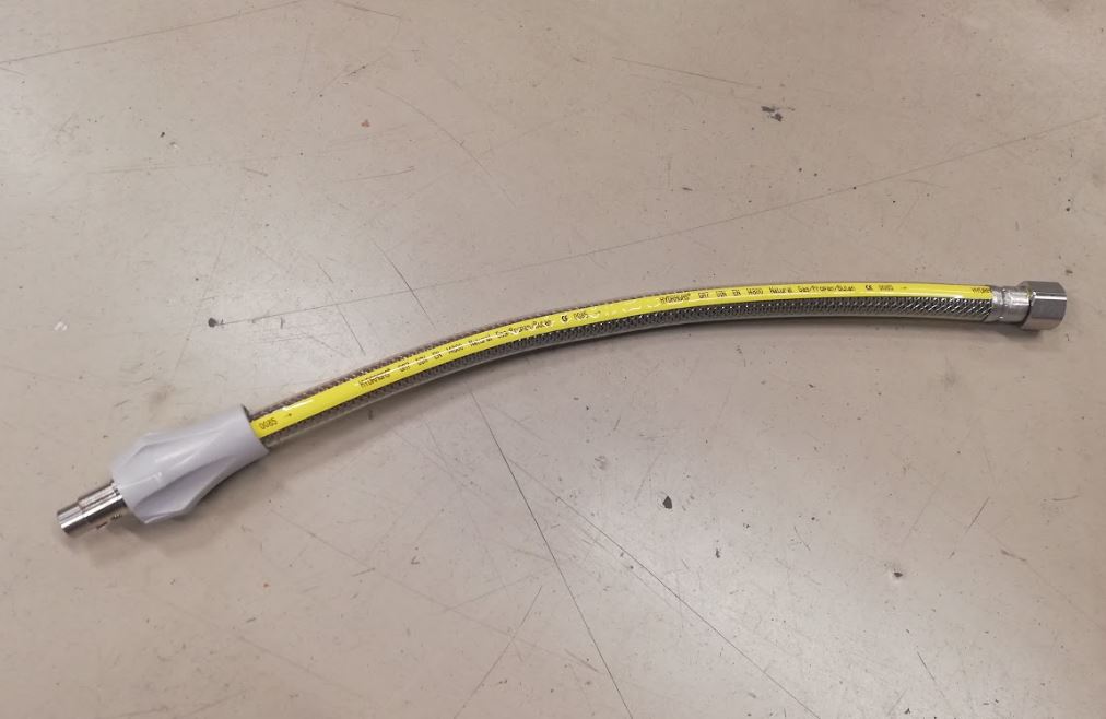 Tuyau flexible D=12 L 600 mm