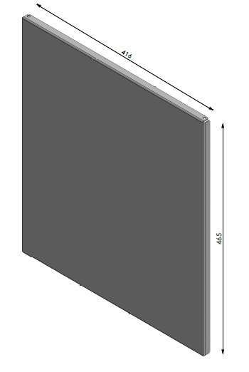 Parois lisse SmB Box P45-45