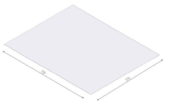 Vitre devant SmB Box gaz P73-52