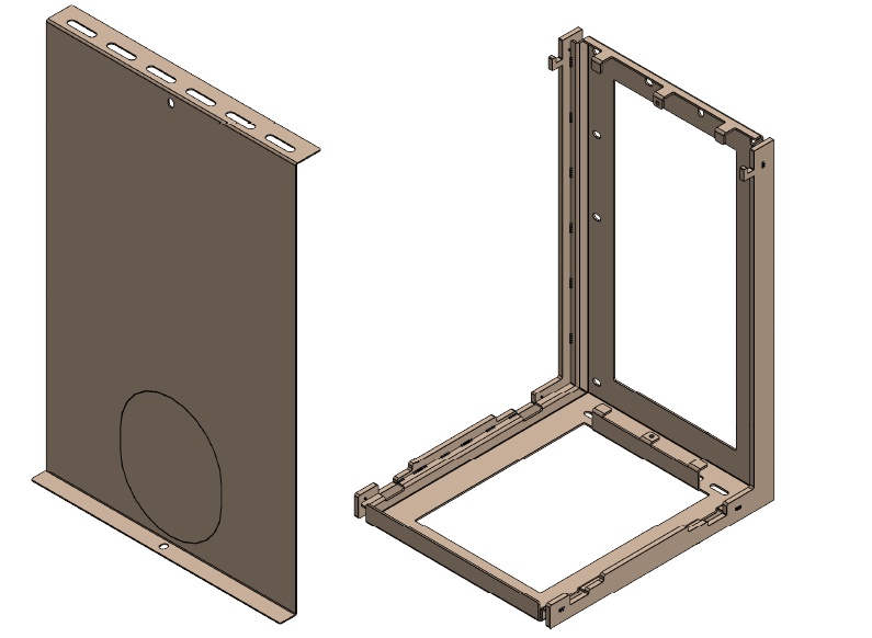 Chaisse murale Box Pano 55