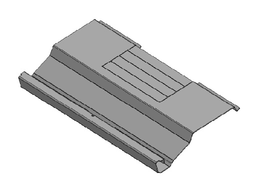 deflecteur inox noir