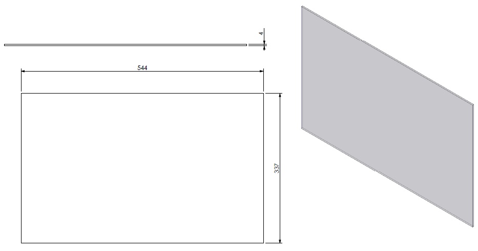 Vitre UL 6-265 D/G/T