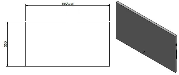 panneau céramique arriere /fond / gris motif pierres