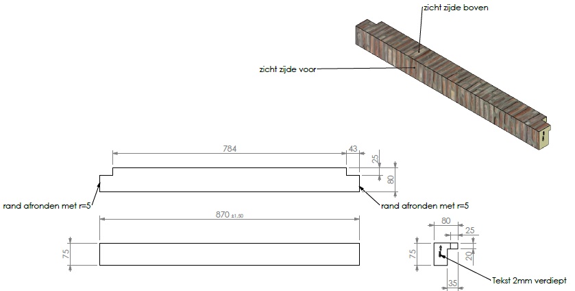 panneau céramique exterieur seuil rouge