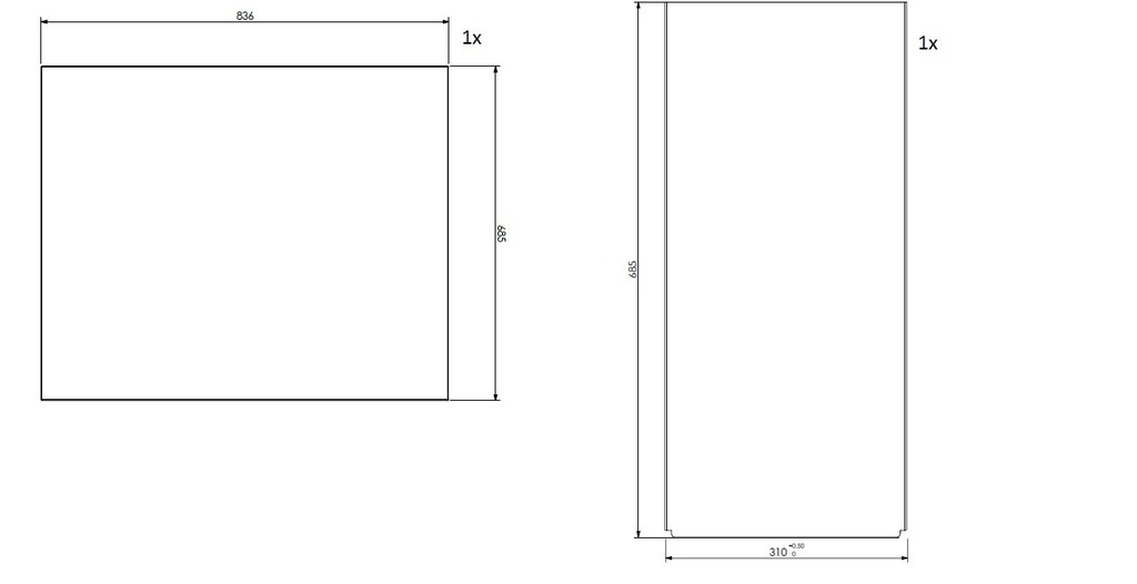 Set miroirs intérieur CBL 3