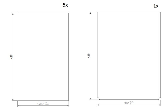 Set de - Lamelles CBL noires (depuis 10-5-2021)