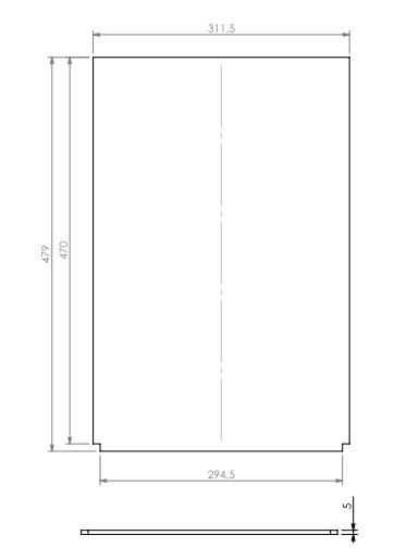 Miroir céramique côté CBS 3