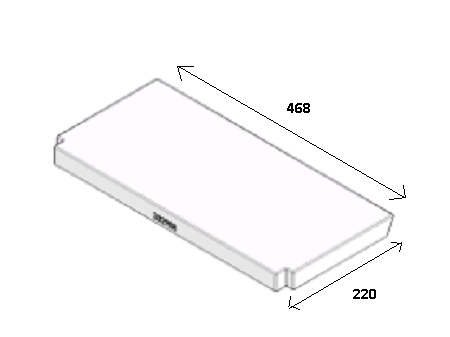 Béton Céramique déflecteur Cuatro 57