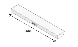 Béton céramique fond Cuatro 90