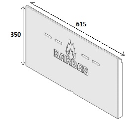 Béton plaque arrière + logo Cuatro-3 70