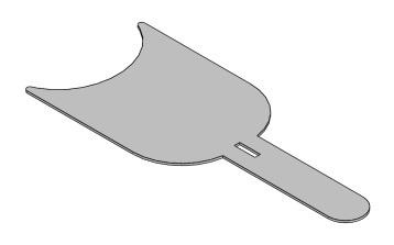 Glissière pour l` air secondaire