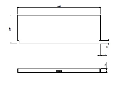 Béton céramique déflecteur