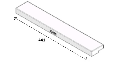 Béton sole foyère au fond