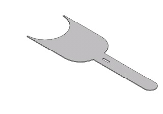 Glissière pour l` air secondaire