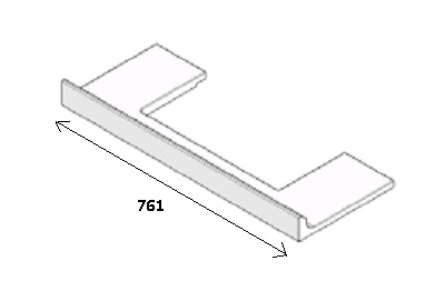 Béton sole foyère devant / côtés