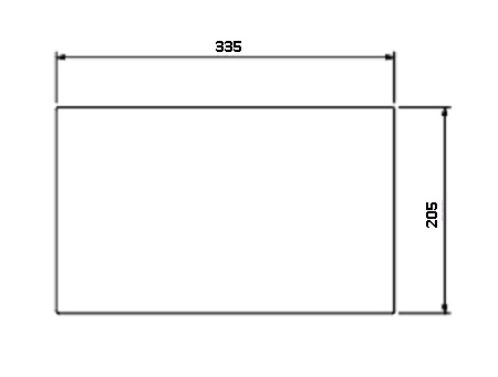Béton Céramique déflecteur - bas