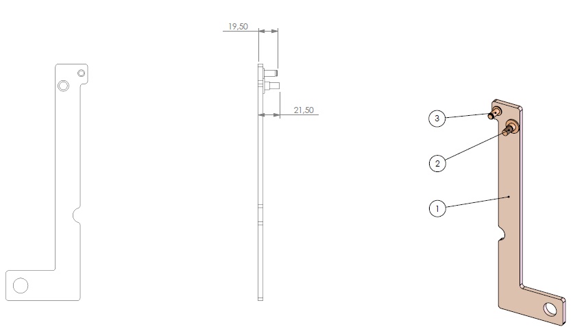 Poignée Eco 40 métal noire (depuis 10-5-2021) 1 PT FERM