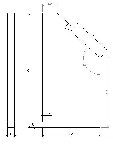 Vermiculite panneau latéral(G) Unilux 40
