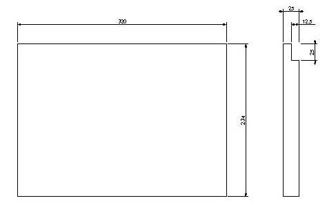 Vermiculite paroi arrière Unilux 40