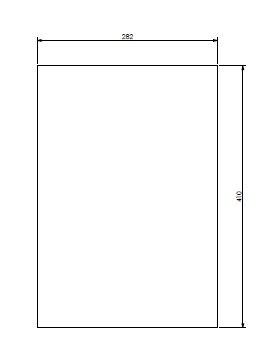 Vitre Unilux 40 dim 410x282